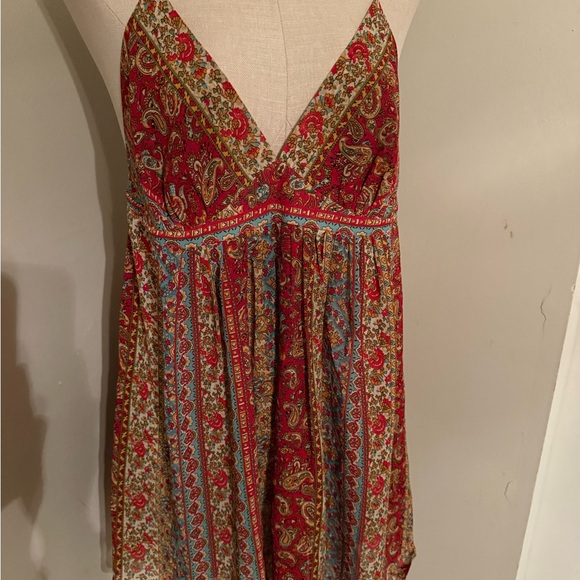 Oscar de la Renta Other - Oscar de la renta babydoll Red Paisley Print